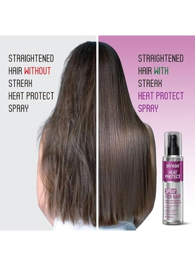 ستريكس بخاخ ستريكس الواقي من الحرارة للشعر - 100 مل، بخاخ تصفيف الشعر للنساء والرجال | بخاخ حماية من الحرارة | سيروم حماية من الحرارة | حماية تصل إلى 250 درجة مئوية وتقليل تكسر الشعر بمقدار الضعف - Image 2